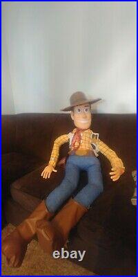 Rare Jumbo Large Woody Toy Story Doll 4 Foot Tall