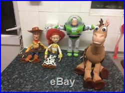 Rare Original Disney talking large Toy Story woody Buzz Jessie bullseye toy doll