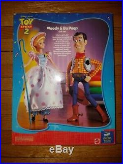Rare Original Toy Story 2 Woody & Bo Peep Gift Set 1999 Mattel