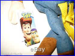 Rare Original Toy Story Woody Backpack Doll Vinyl Head