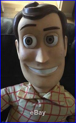 Rare Vintage Large 4 Tall Toy Story Woody Doll Thinkway Toy Walt Disney