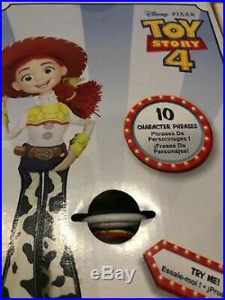 Set Of 3 Talking Toy Story 4 Dolls Woody Jessie Bo Peep Pull String Disney 14