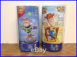 Set of 2 Sheriff Woody and Buzz Lightyear TOY STORY Bobbleheads New in Package