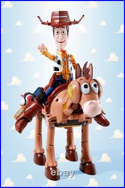 Super Alloy Toy Story Super Combined Woody Robo Sheriff Star with first edition