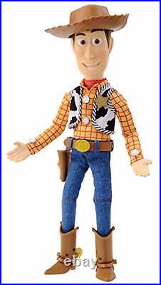 TAKARA TOMY Toy Story 4 Real Posing Figure Woody 40cm Doll Figure F/S withTrack#