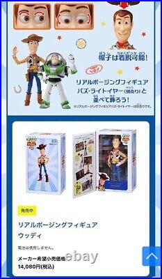 TAKARA TOMY Toy Story 4 Real Posing Figure Woody Doll Disney Pixer Unused F/S JP