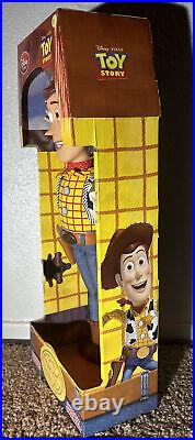 TALKING WOODY 15Pull String Doll TOY STORY Disney Store Exclusive-FREE SHIPPING