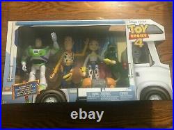 TOY STORY 4 RV FRIENDS 6 PACK Forky JESSIE Buzz WOODY Rex SLINK Posable Figure