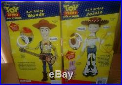 TOY STORY AND BEYOND Pull String WOODY & JESSIE Talking Doll- VERY RARE & NEW