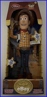 TOY STORY Cowboy WOODY Talking Action FIGURE Disney DOLL Pull-String TALKS 16