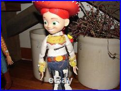 TOY STORY Pull String Talking Woody Jessie Buzz Lightyear Thinkway TESTED