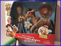 TOY STORY WOODY'S ROUNDUP Talking Woody With BULLSEYE THINKWAY -NEW