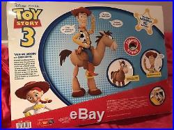 TOY STORY WOODY'S ROUNDUP Talking Woody With BULLSEYE THINKWAY -NEW