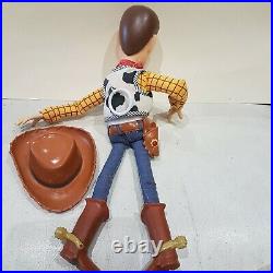TOY STORY Woody Pull String talking doll Figure There's a Snake in my boot o