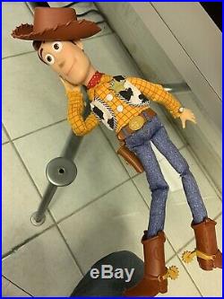 Talking Woody CUSTOM Toy Story 1 Movie Replica Doll WITH Removable Badge