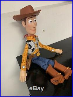 Talking Woody CUSTOM Toy Story Movie Replica Doll (30 Phrases!)