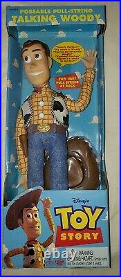 Talking Woody Toy Story Doll, Thinkway Toys, BNIB, works