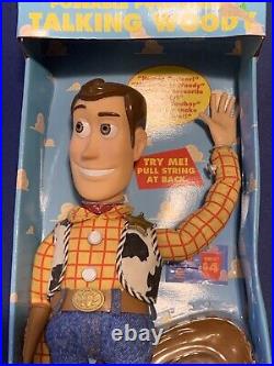 Talking Woody Toy Story Pull String Thinkway 1995/96 NEW in Box Still Talks