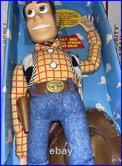 Talking Woody Toy Story Pull String Thinkway 1995 NEW in Box Pristine NRFB