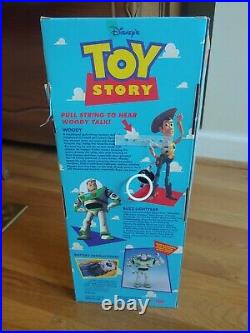 Talking Woody Toy Story Pull String Thinkway Toys 1995/96 NEW in Box Speaks