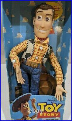 Talking Woody Toy Story Pull String Thinkway Toys 1995/96 With Box