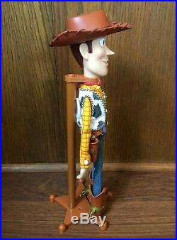 Talking Woody Toy Story Signature Collection 16 Doll with Hat Stand Thinkway Toys