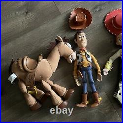 ThinkAway Woody Jessie Buzz Lightyear Bullseye Toy Story Dolls and Book