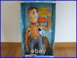 Think Way Disney Toy Story 1995 Pull String Talking Woody Toy Doll with Box