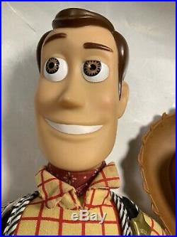 Thinkway Disney Pixar Toy Story Woody Doll TESTED WORKING