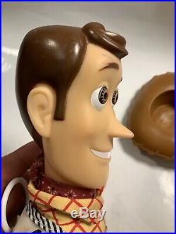 Thinkway Disney Pixar Toy Story Woody Doll TESTED WORKING