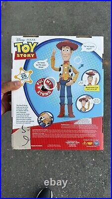 Thinkway Disney Toy Story Playtime Sheriff Woody Rare Misprint