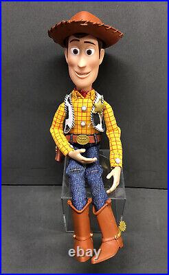 Thinkway Signature CollectIon Toy Story Talking Woody Pull String Works Pixar