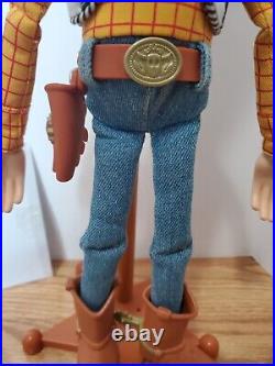 Thinkway TOY STORY Collection Sheriff WOODY Talking Real Denim Jeans