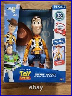 Thinkway Toy Story Sheriff Woody/Buzz Lightyear Deluxe Talking Figure 16