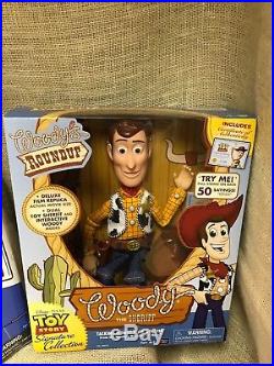 Thinkway Toy Story Signature Collection WOODY & BUZZ LIGHTYEAR Talking Dolls
