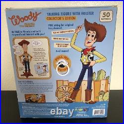 Thinkway Toy Story Signature Collection Woody's Roundup Sheriff Talking Figure