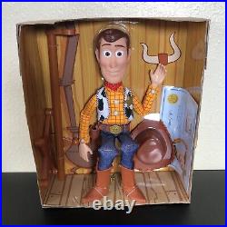 Thinkway Toy Story Signature Collection Woody's Roundup Sheriff Talking Figure