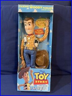 Thinkway Toy Walt Disney Toy Story 1995 Talking Pull String 1st Edition Woody