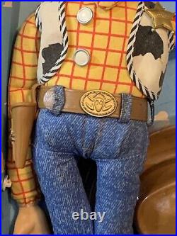 Thinkway Toy Walt Disney Toy Story 1995 Talking Pull String 1st Edition Woody