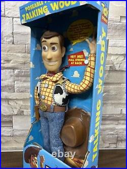 Thinkway Toy Walt Disney Toy Story 1995 Talking Pull String 1st Edition Woody