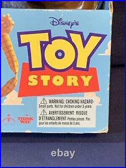 Thinkway Toy Walt Disney Toy Story 1995 Talking Pull String 1st Edition Woody