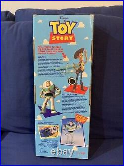 Thinkway Toy Walt Disney Toy Story 1995 Talking Pull String 1st Edition Woody