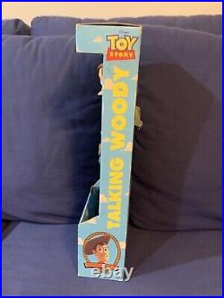 Thinkway Toy Walt Disney Toy Story 1995 Talking Pull String 1st Edition Woody