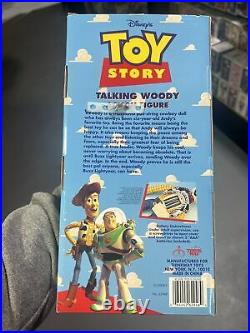 Thinkway Toy Walt Disney Toy Story 1995 Talking Woody Action Figure