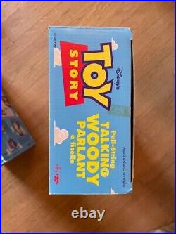 Thinkway Toy Walt Disney Toy Story 1995 Talking Woody & Buzz Lightyear + BONUS