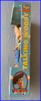 Thinkway Toy Walt Disney Toy Story Poseable Pull String Talking Woody Doll 62810