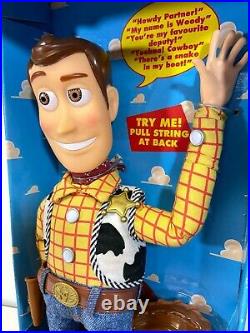 Thinkway Toys Original 1995/96 Toy Story Pull String Woody NEW in Box #62943