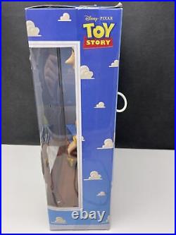 Thinkway WOODY Toy Story Pull String Talking Doll 20+ Sayings NEW IN BOX #64071