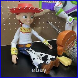 Toy Story 15 Woody / 12 Buzz Lightyear / 14 Jesse / 15 Slinky Dog -Toy Lot