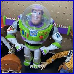 Toy Story 15 Woody / 12 Buzz Lightyear / 14 Jesse / 15 Slinky Dog -Toy Lot